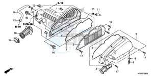 SH300ARE SH300ARE UK - (E) drawing AIR CLEANER