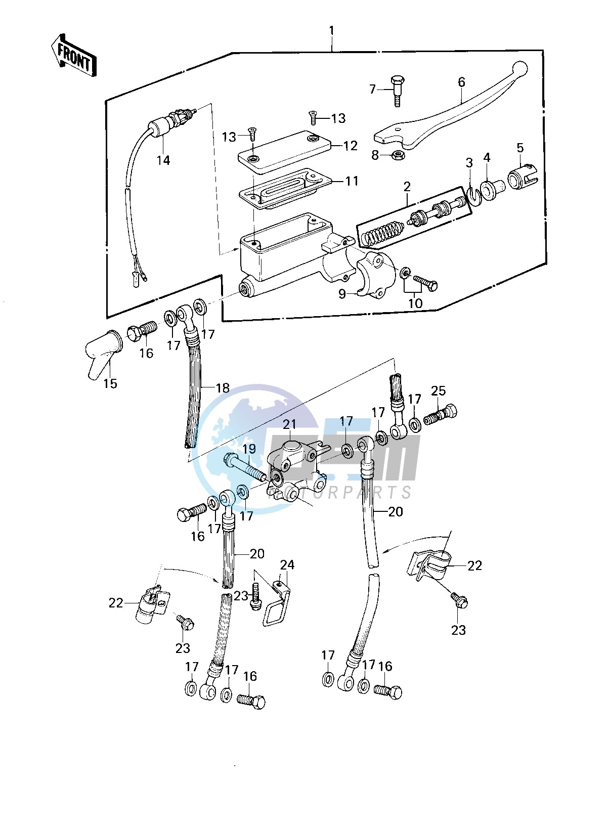 FRONT MASTER CYLINDER