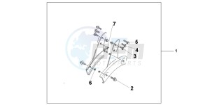 VT750C2 drawing BACKREST STAY