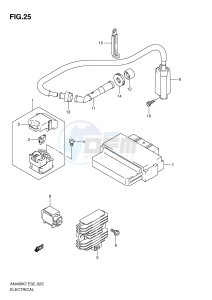 AN400 (E2) Burgman drawing ELECTRICAL