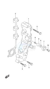 DF 25A drawing Exhaust Manifold