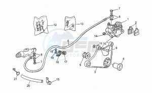 750 X Polizia - PA 2A Serie Polizia/PA 2A Serie drawing Rear brake caliper