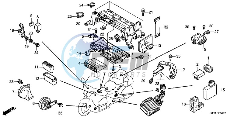 CONTROL UNIT (GL1800C/ D/ E/ F/ G)