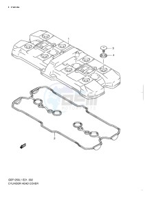 GSF-1250 BANDIT EU drawing CYLINDER HEAD COVER