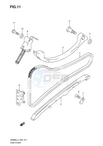 AN650 drawing CAM CHAIN