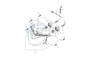 YP MAJESTY 400 drawing HEADLIGHT