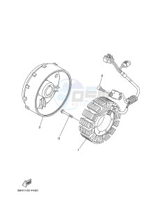 YFM550FWAD YFM5FGPAD GRIZZLY 550 EPS (1HSJ) drawing GENERATOR