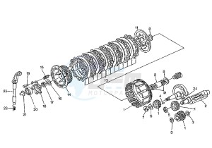 MITO EVOL.125 drawing CLUTCH