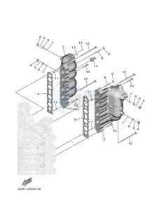 XF425NSA2-2018 drawing EXHAUST-1