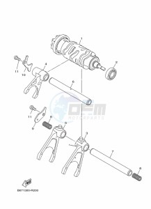 MT-10 MTN1000 (B67S) drawing SHIFT CAM & FORK