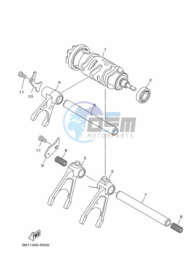 SHIFT CAM & FORK