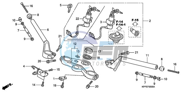 HANDLE PIPE/TOP BRIDGE