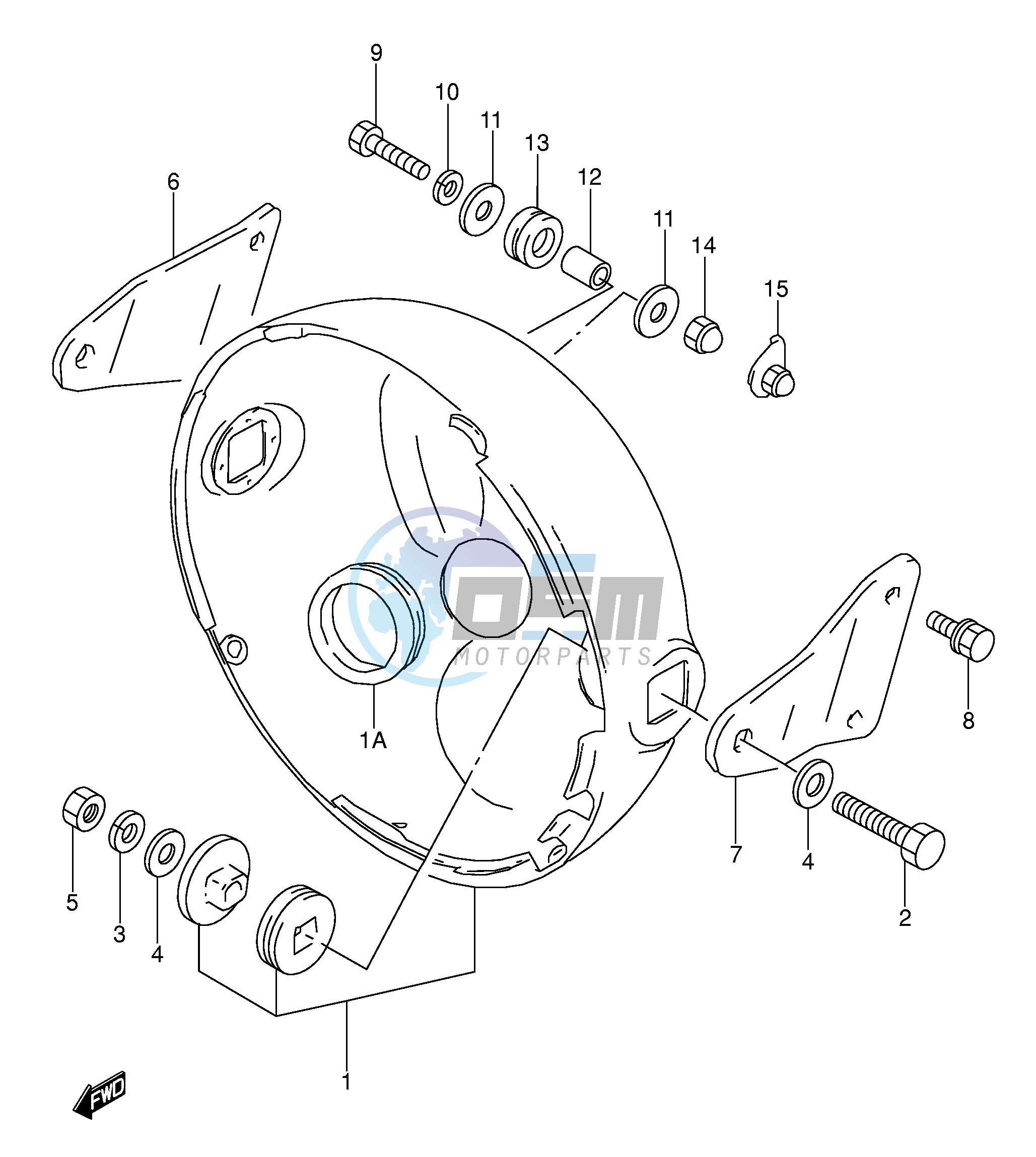 HEADLAMP HOUSING (MODEL K L M N P)