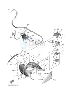 XP530 XP530D-A TMAX DX ABS (BC38) drawing SIDE COVER 2