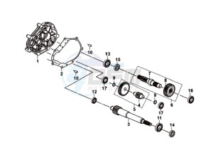 SYMPHONY SR 50 (L8) EU drawing DRIVESHAFTS