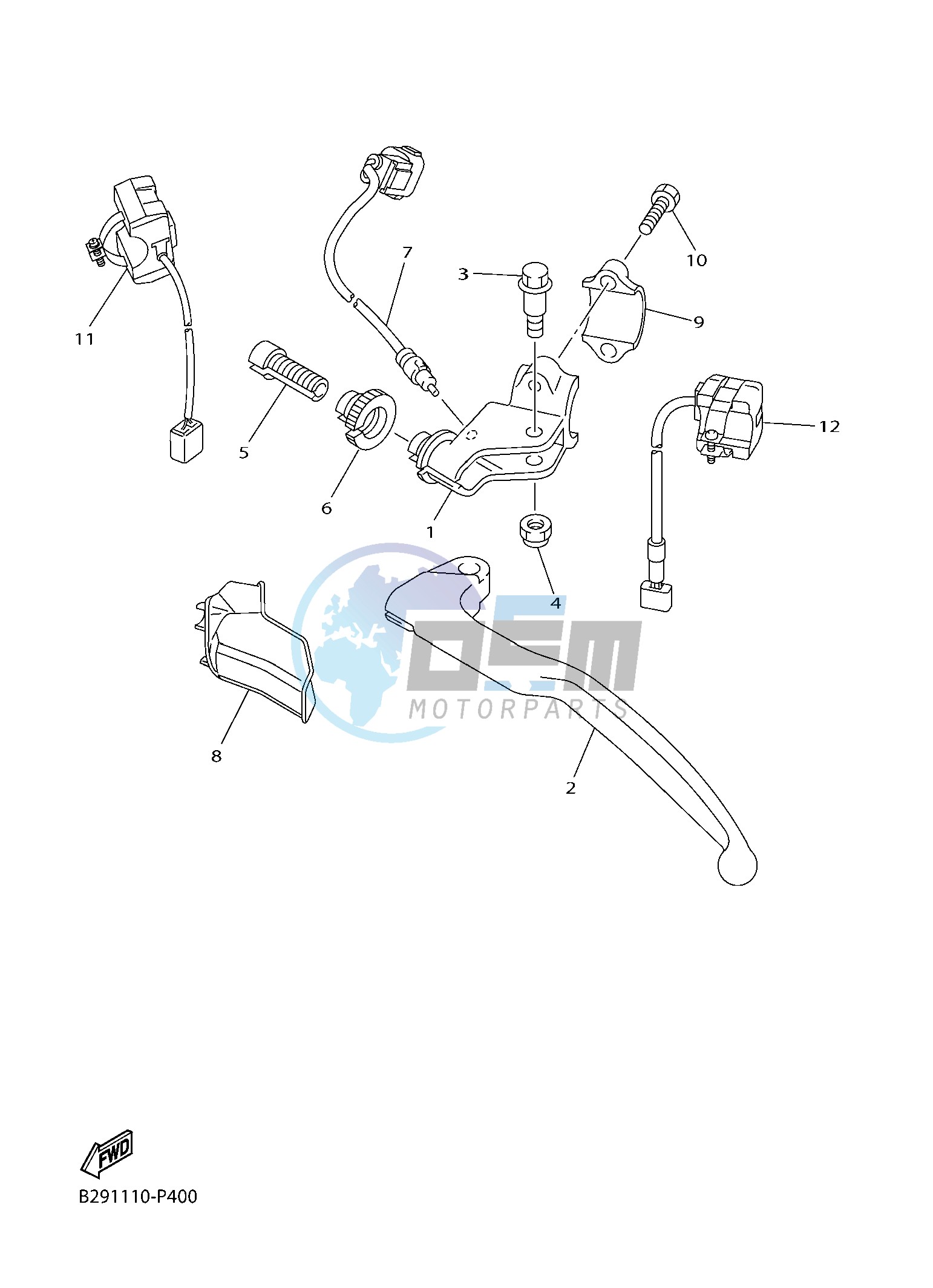 HANDLE SWITCH & LEVER