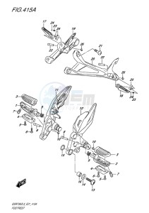 GSR750Z ABS EU drawing FOOTREST