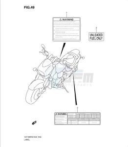 VZ1500K9 drawing LABEL