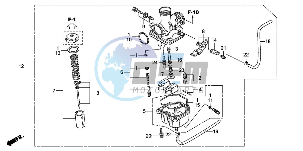 CARBURETOR (CRF100F)