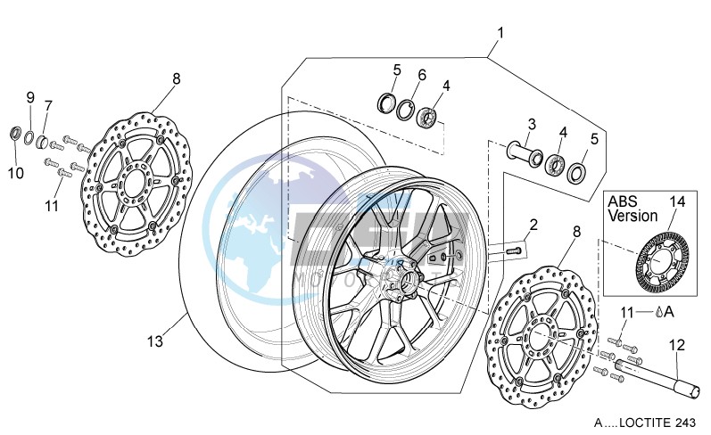 Front wheel