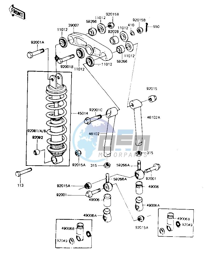 REAR SUSPENSION_SHOCK ABSORBER -- 81-82 A2_A3- -