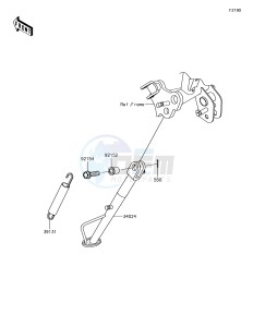 VERSYS-X 300 ABS KLE300CHF XX (EU ME A(FRICA) drawing Stand(s)