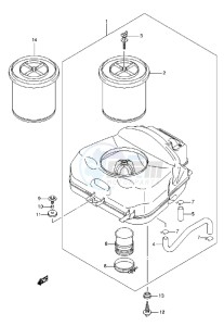 LT-A750X drawing AIR CLEANER