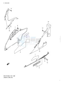 GSX-R1000 drawing UNDER COWLING