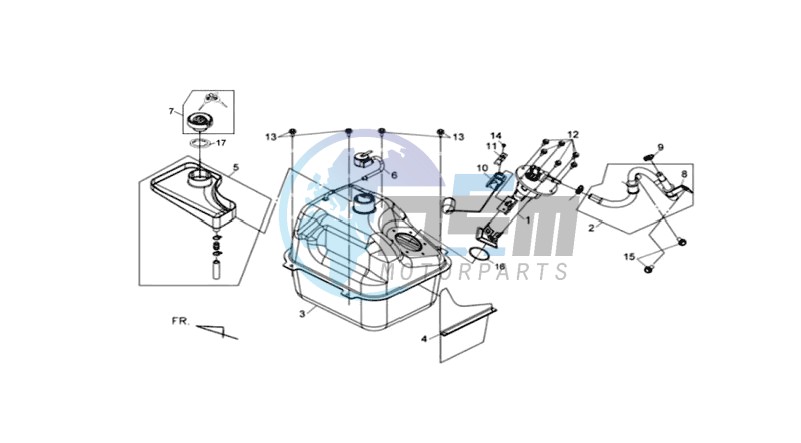 FUEL TANK - FUEL CUT