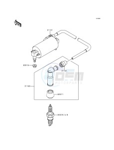 KLF 300 B [BAYOU 300] (B5-B9) [BAYOU 300] drawing IGNITION SYSTEM