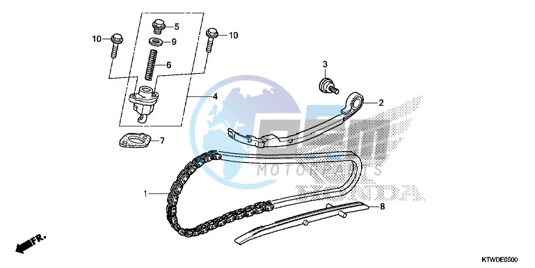 CAM CHAIN/TENSIONER