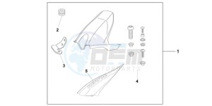 CBR1000RR9 Australia - (U / SPC) drawing HUGGER REPSOL REPLICA