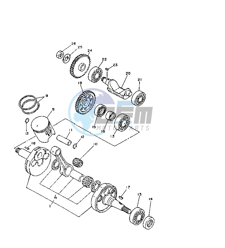 CRANKSHAFT PISTON