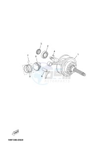 YP125R X-MAX125 (2DM1 2DM1) drawing CRANKSHAFT & PISTON