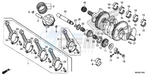 CBR1000RRG CBR1000 - Fireblade Europe Direct - (ED) drawing CRANKSHAFT/ PI STON