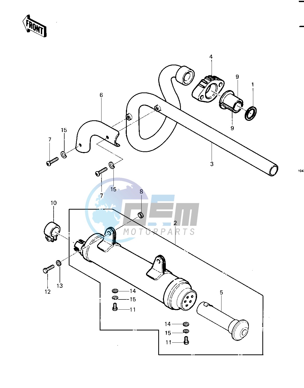 MUFFLER -- 83 KLT200-C1- -