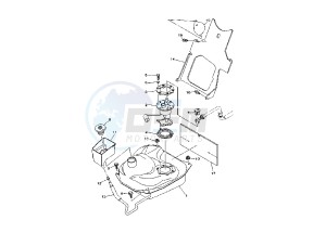 YP MAJESTY 400 drawing FUEL TANK