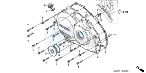 VFR8009 Ireland - (EK / MME TWO) drawing RIGHT CRANKCASE COVER