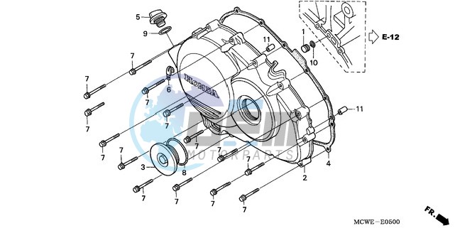 RIGHT CRANKCASE COVER