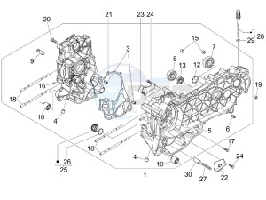 Beverly 250 (USA) USA drawing Crankcase