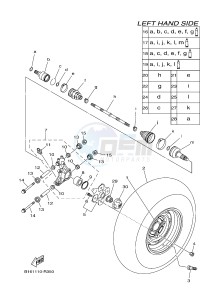 YFM700FWBD YFM70KPXG KODIAK 700 EPS (2SM3) drawing REAR WHEEL