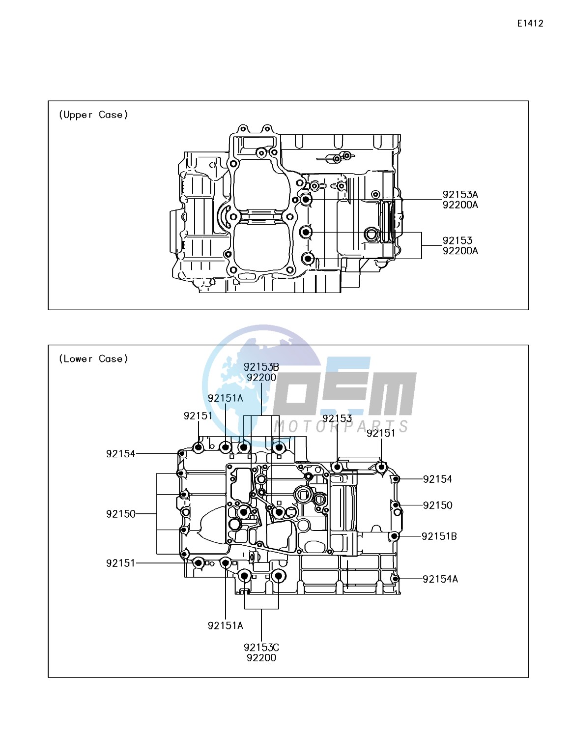 Crankcase Bolt Pattern