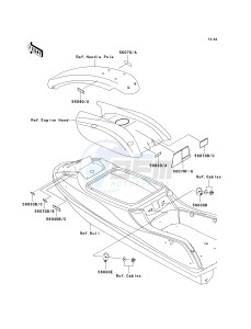 JS 800 A [800 SX-R] (A6F-A9F) A7F drawing LABELS