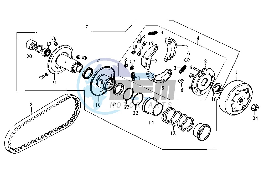 DRIVEN PULLEY