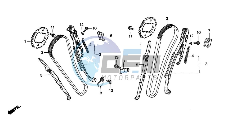 CAM CHAIN/TENSIONER