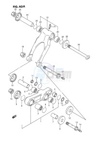 RMX250 (E3) drawing CUSHION LEVER (MODEL M N P R S T)