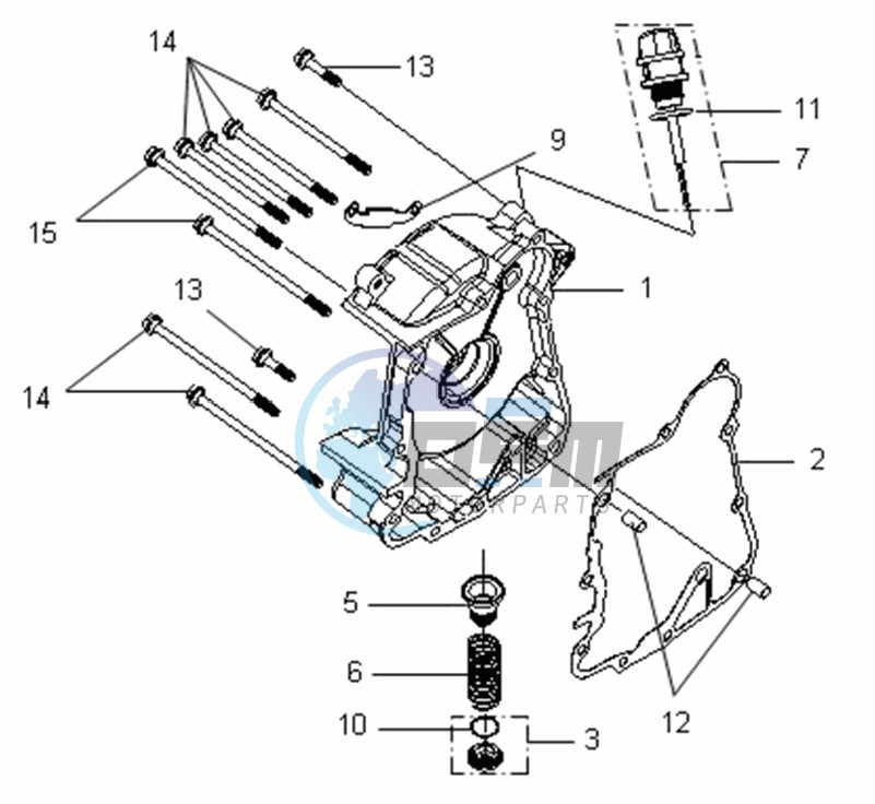 CRANKCASE RIGHT