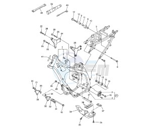 WR F 450 drawing FRAME