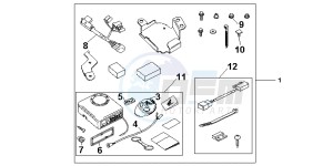 CB1000RC drawing ALARM SYS.