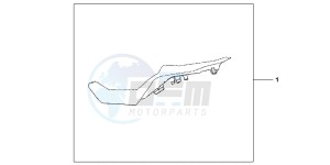 VFR1200FDB drawing LOW SEAT